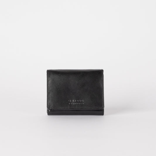 Gelbeutel Ollie - Schwarz - Klassisches Leder