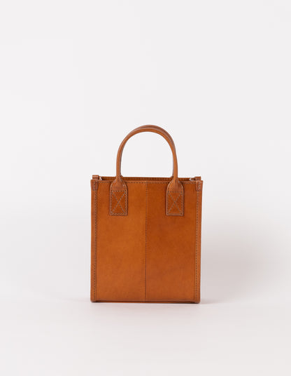 Jackie Mini - Cognac - Klassisches Leder