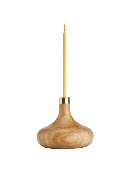 Candle Holder - Oak