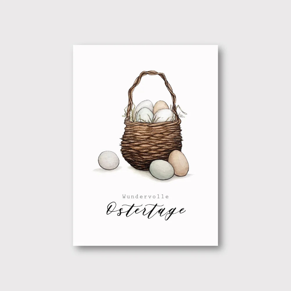 Postkarte Ostern