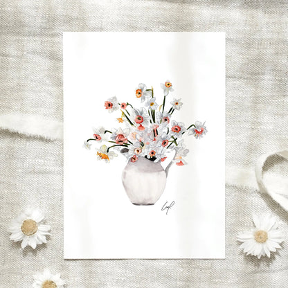 Postkarte - Daffodiles