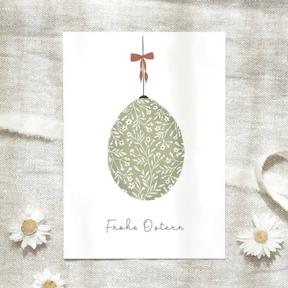 Postkarte - Osterei