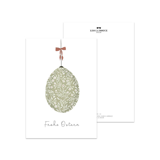 Postkarte - Osterei