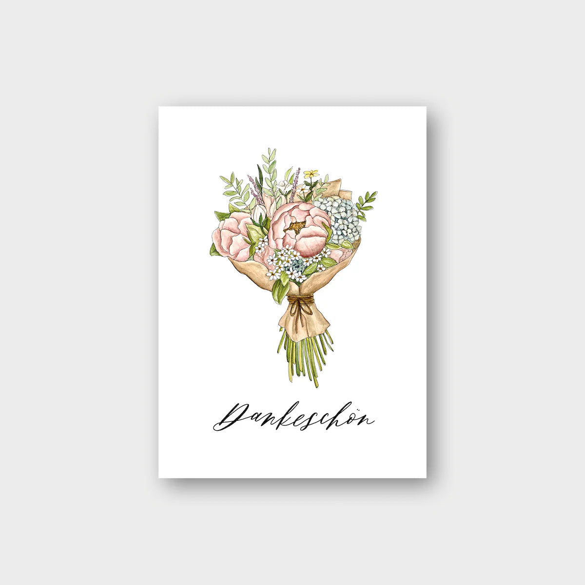 Postkarte - Dankeschön