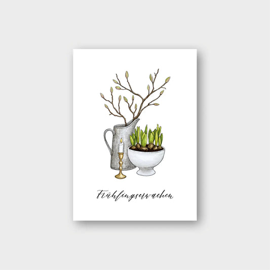 Postkarte - Frühlingserwachen