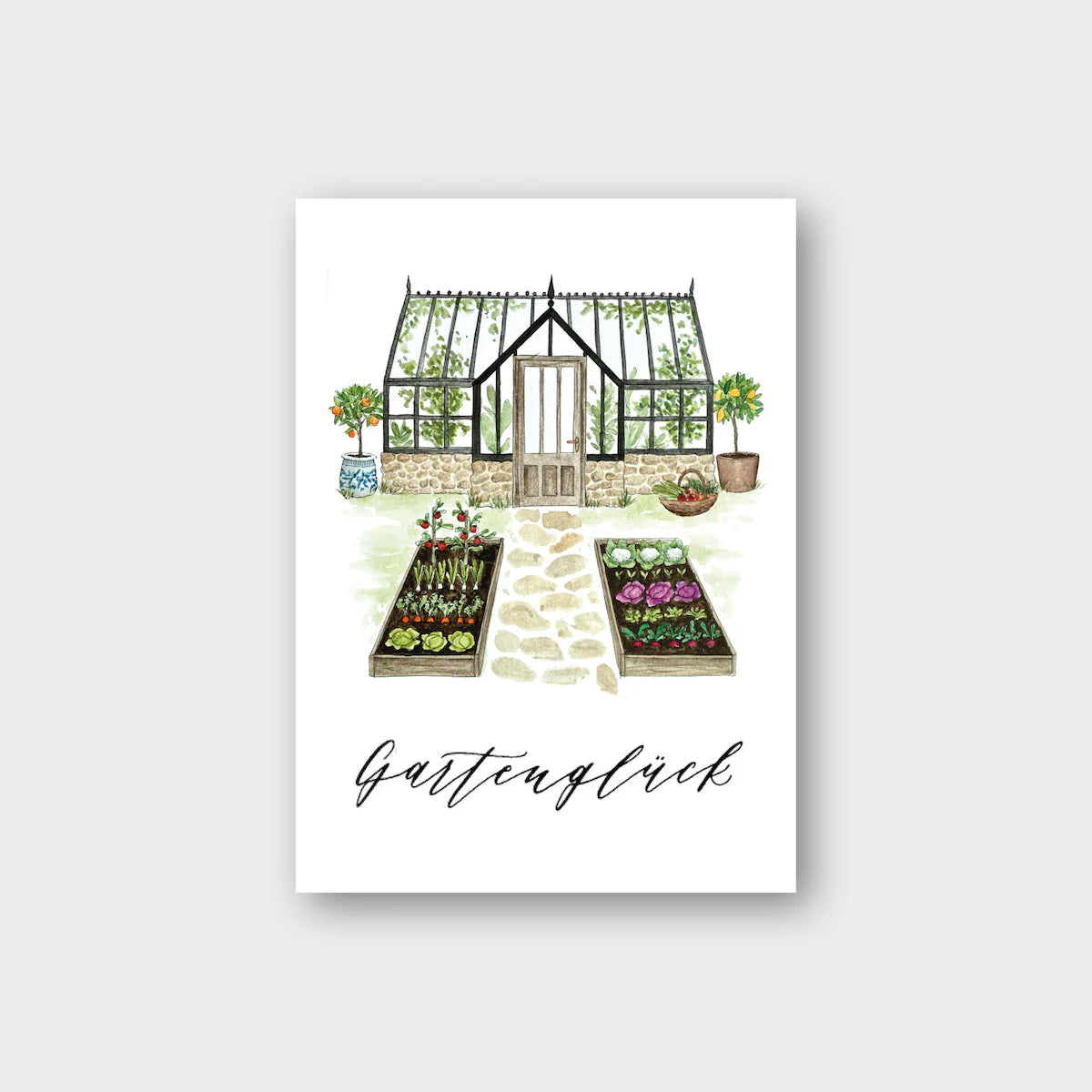 Postkarte - Gartenglück