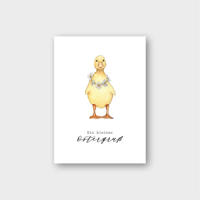 Postkarte - Küken