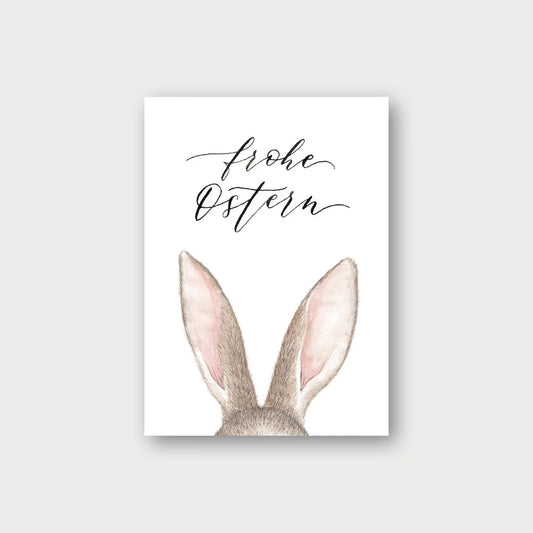 Postkarte - Hasenohren