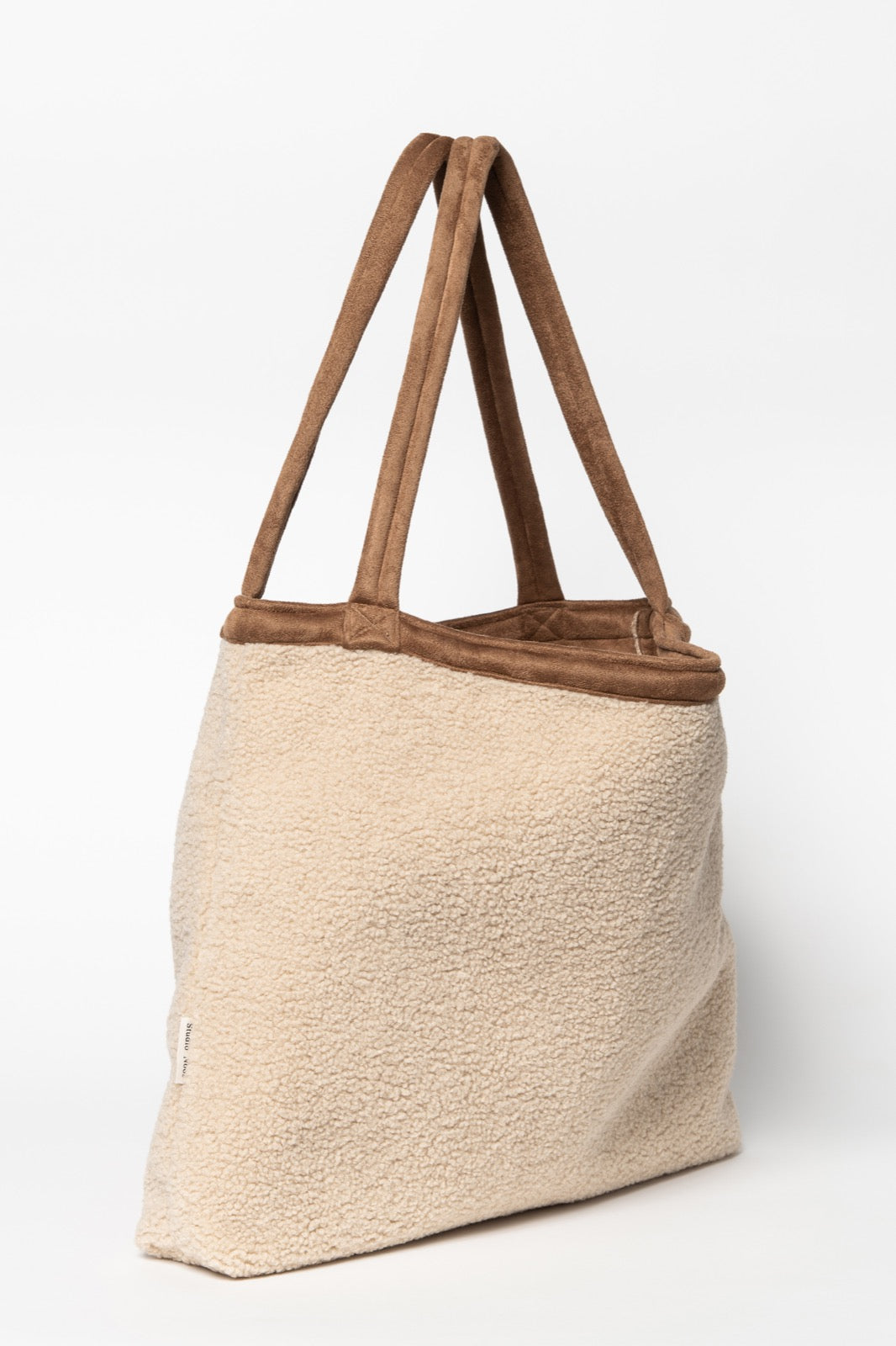 Lammy Teddy Mom Bag - Ecru