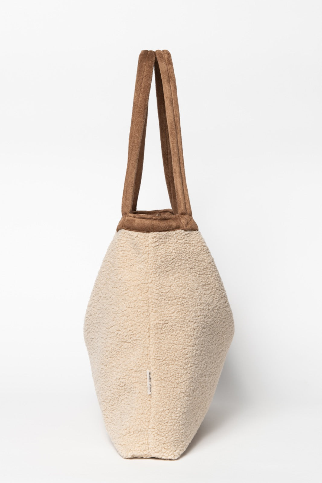 Lammy Teddy Mom Bag - Ecru