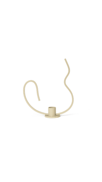 Valse Candle Holder - Low - Cashmere