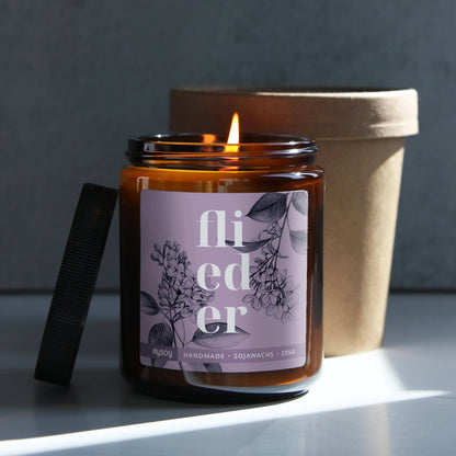 blooom Duftkerze Flieder im Glas handgemacht aus Berlin