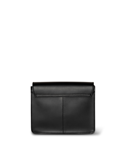 Audrey Mini Black - Vegan Uppeal™ - Checkered Strap
