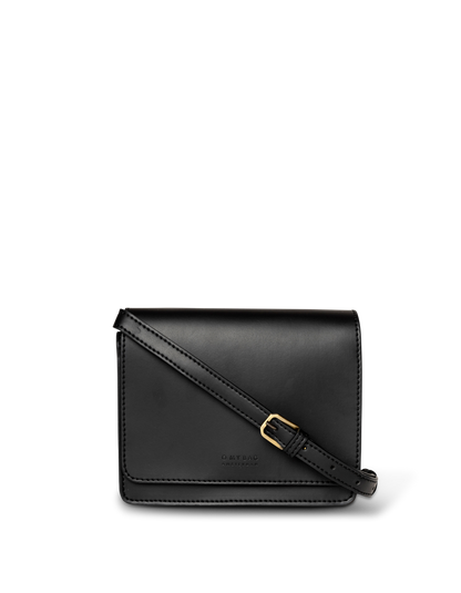 Audrey Mini Black - Vegan Uppeal™ - Checkered Strap