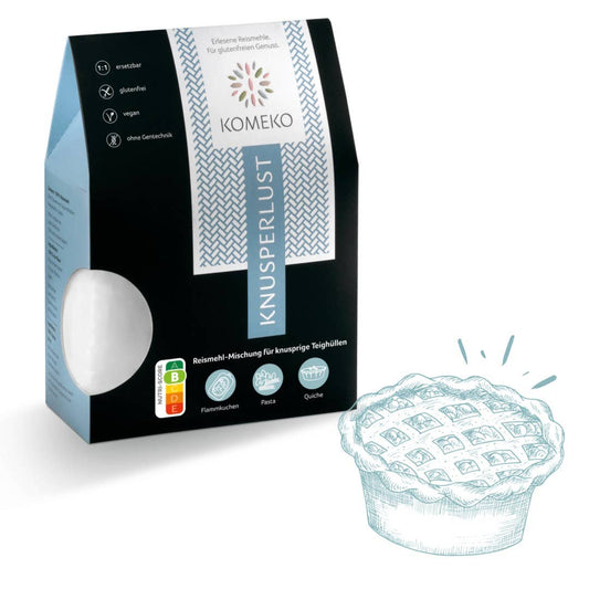 Komeko KNUSPERLUST Reismehl-Mischung - glutenfrei, vegan