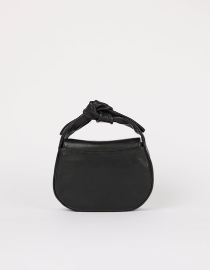 O My Bag Coco Croissant – Handtasche aus Soft Grain Leder mit Bow Handle & Crossbody Strap