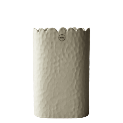 Flowery Vase – Creme