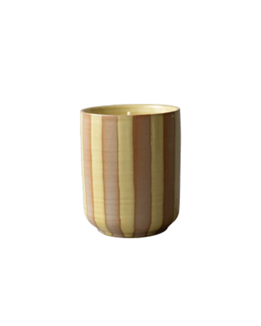 Duftkerze - Burn - Stripe Yellow