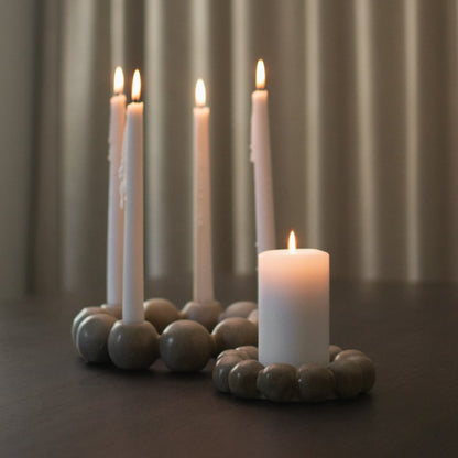 Bright Candle holder - Beige