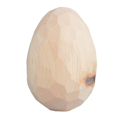 Handgeschnitztes Osterei Zirbenholz Südtirol