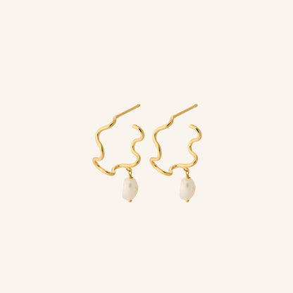 Small Bay Earrings - Gold