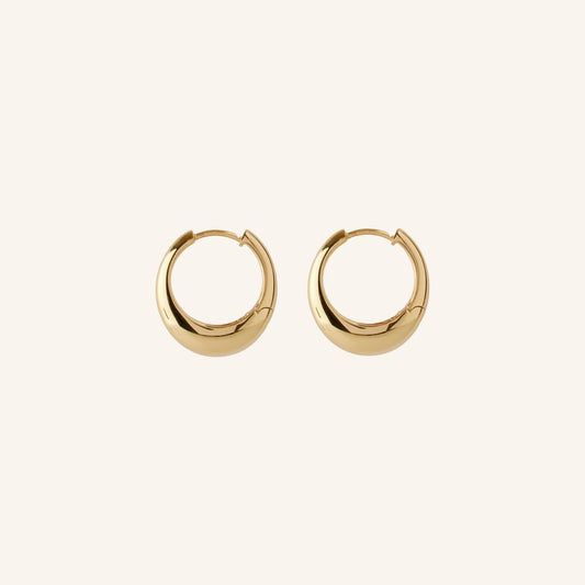 Ohrringe Globe Huggies - Gold