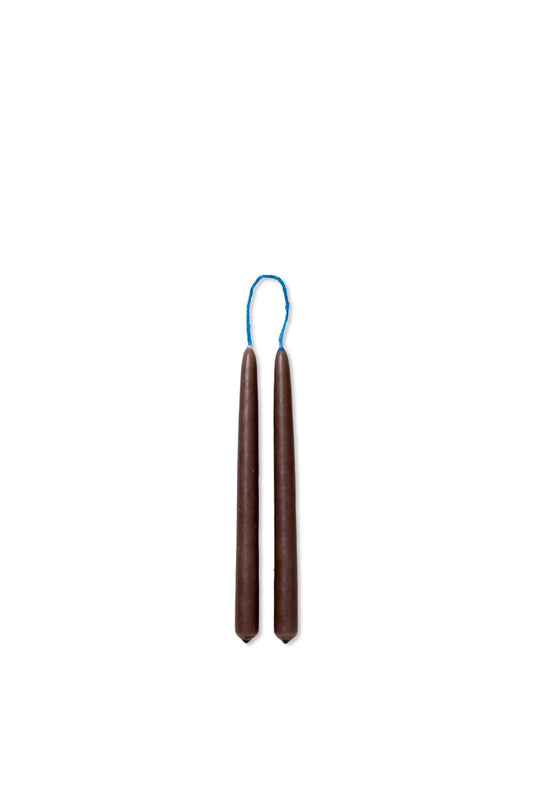 Dipped Candles - Set of 8 - Braun