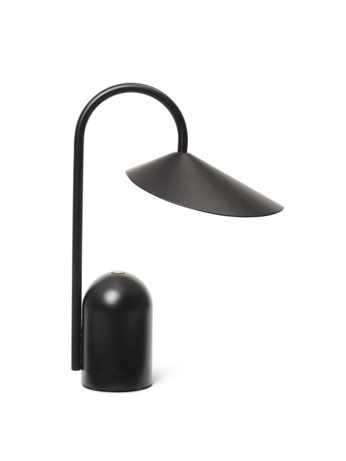 Tragbare Lampe - Arum - Schwarz