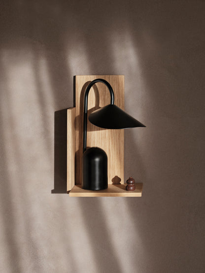 Tragbare Lampe - Arum - Schwarz