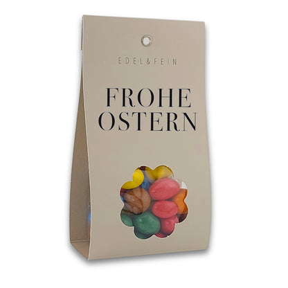 Frohe Ostern - Schokolade mit Erdnüssen - 100g