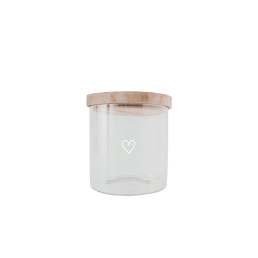 Vorratsglas Herz 13cm
