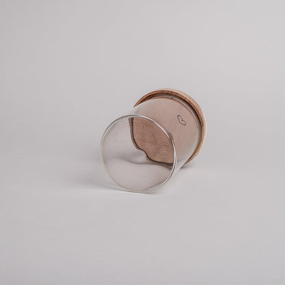 Vorratsglas Herz schwarz 13cm