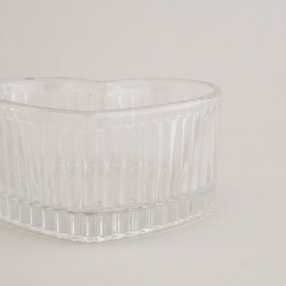 Eulenschnitt - Schale - Herz aus Glas