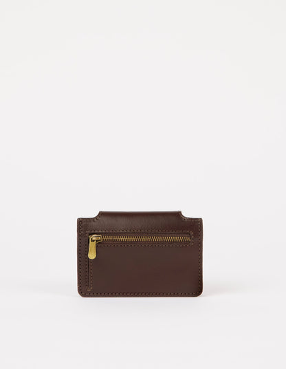Geldbeutel  Harmonica Wallet in Chocolate Classic Leather von O My Bag 