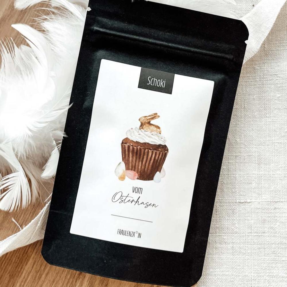 Schokodrops Cupcake Design Ostern Geschenkidee