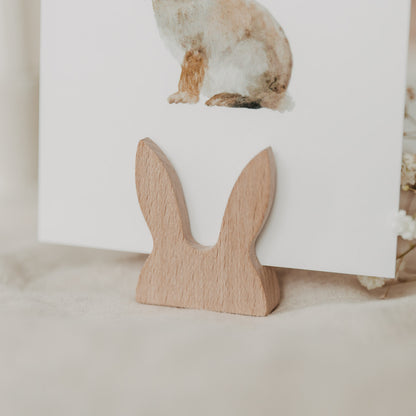 Kartenständer Hasenform