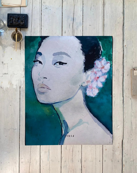 KOREAN FLOWERS - 70cm x 100cm