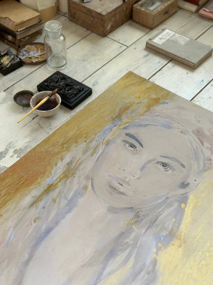 LUMIÈRE DORÉE - 70cm x 100cm