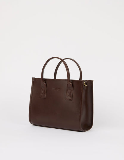 Handtasche Jackie Midi in Chocolate Classic Leather O My Bag