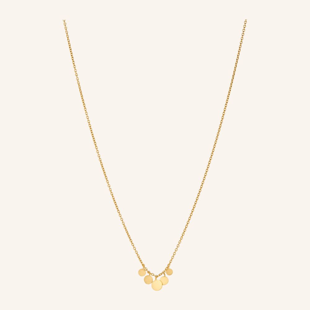 Mini Coin Necklace, Pernille Corydon, vergoldet
