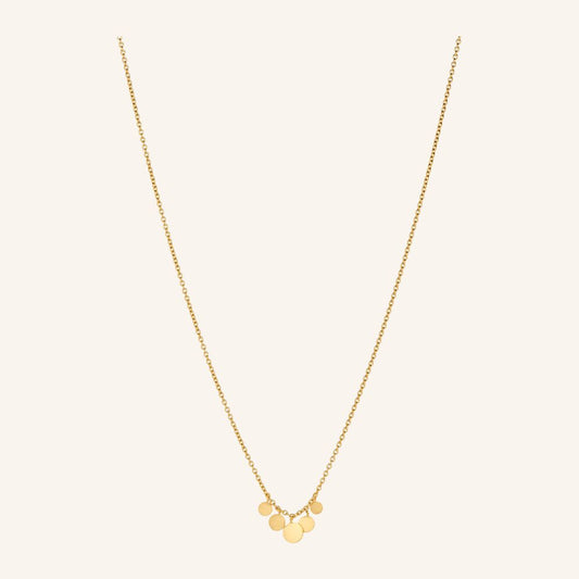 Mini Coin Necklace, Pernille Corydon, vergoldet