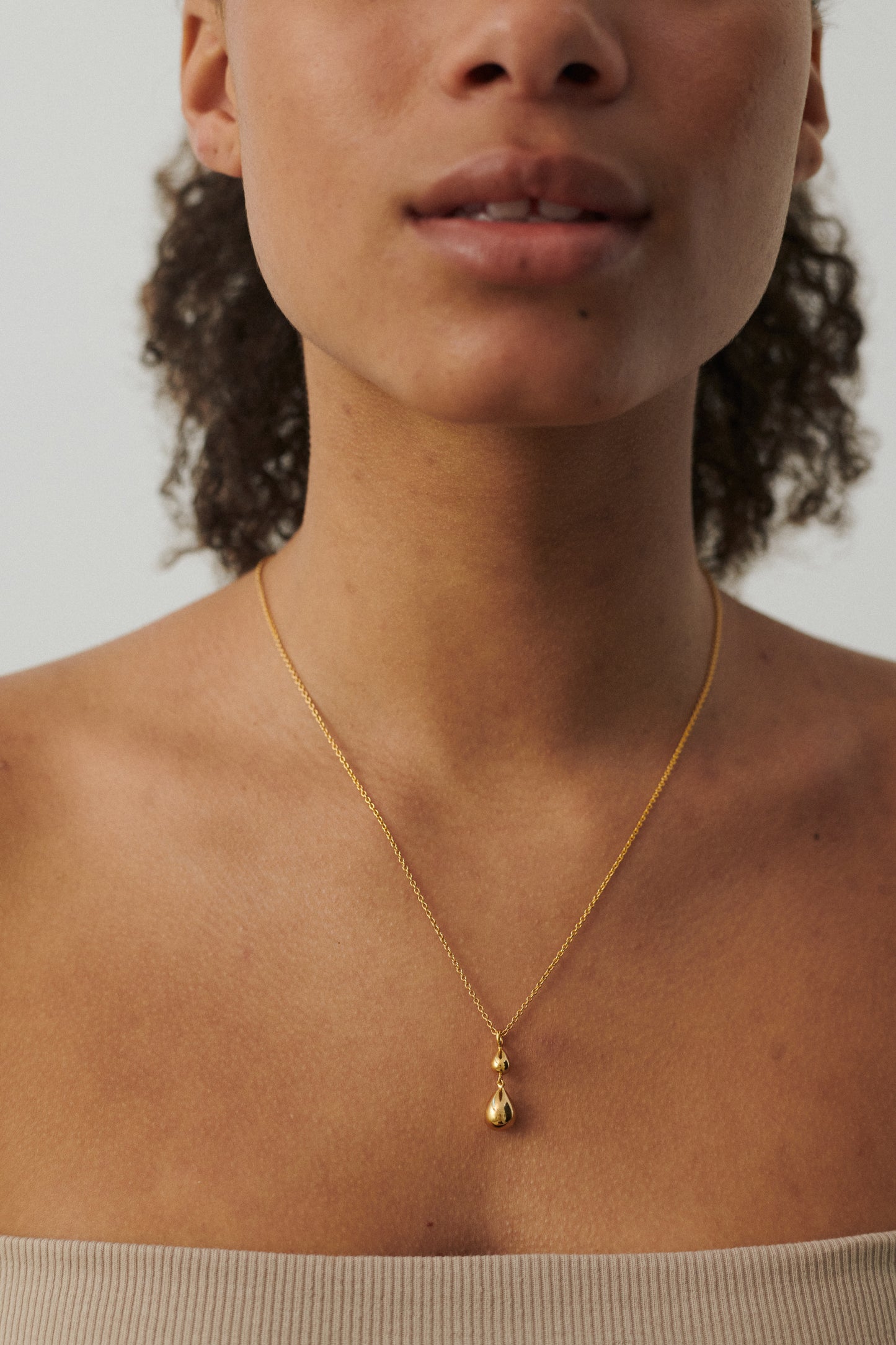 Rain Necklace - Gold