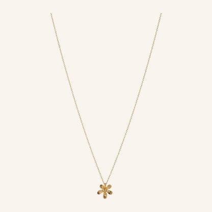 Wild Poppy Necklace - Gold