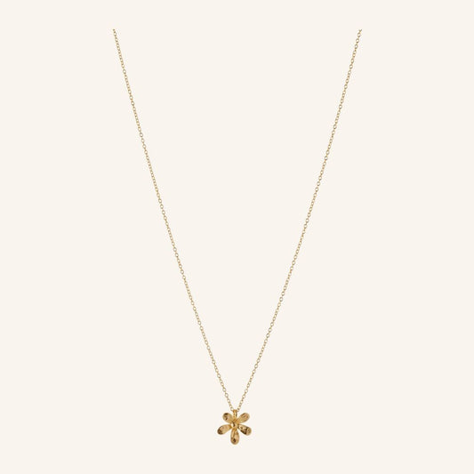 Wild Poppy Necklace - Gold