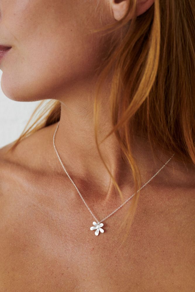 Wild Poppy Necklace - Gold