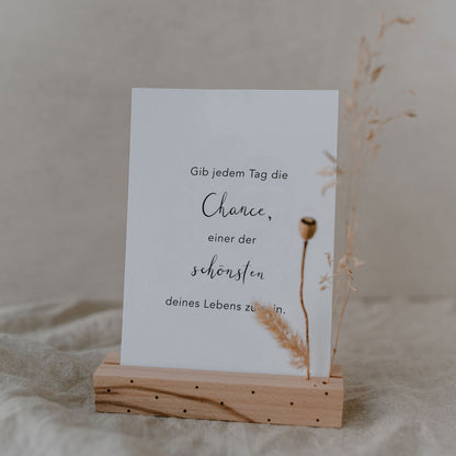 Spruchkarte Jeder Tag