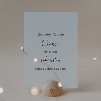 Spruchkarte Jeder Tag
