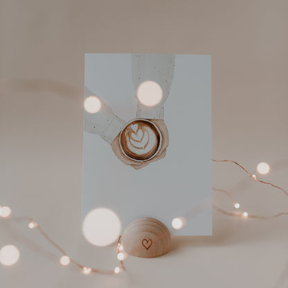 Aquarellkarte - Coffee