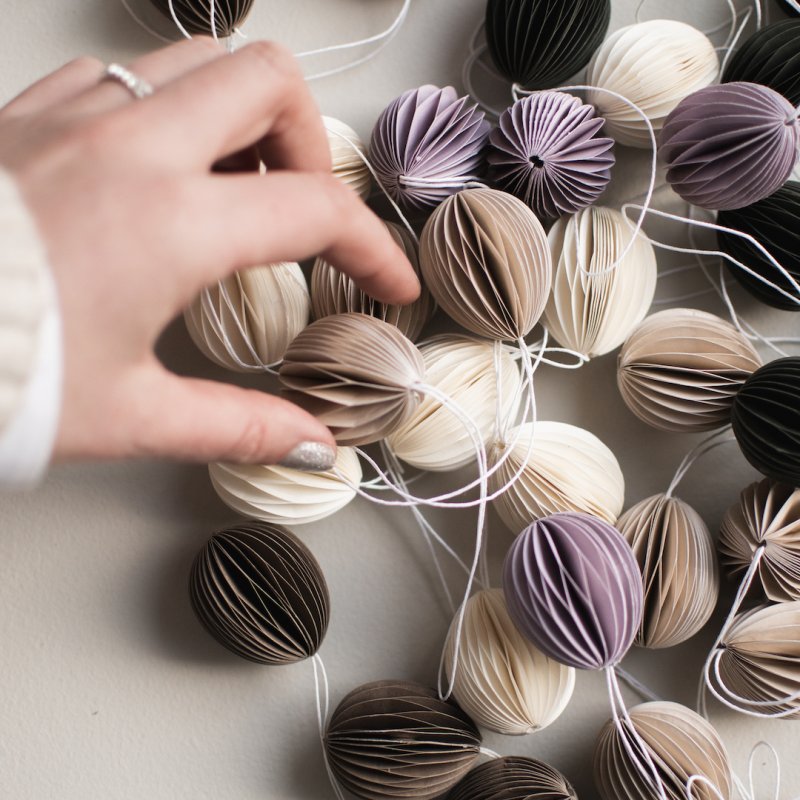 Osteranhänger Ei aus Papier